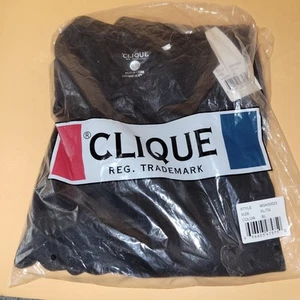Polo uomo Clique taglia XL nera poliestere manica corta nuova con etichetta (MQK00023) - Foto 1 di 6