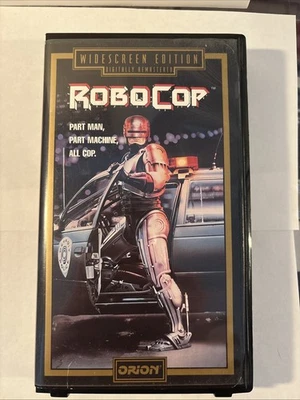 RoboCop VHS Tape RARE HARDSHELL CASE  (1987 Release) Orion Home Video — 第 1/3 张图片