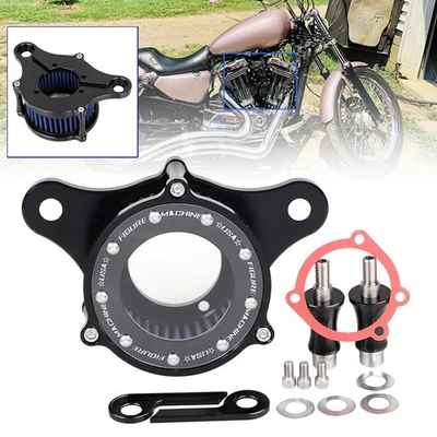 Clarity Air Cleaner Filter Kit For Harley Softail Dyna Fat Street Bob FXDB FXDF - Image 1 of 4