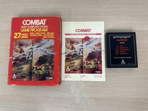 Atari 2600 - COMBAT Game - Complete CIB w/ Original Box & Manual - Tested - Picture 1 of 11