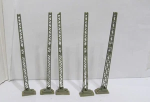 Märklin H0 Oberleitung, 5 x 7021 Turmmast für M-Gleis,  XU9784X Lesen / Bastler - Bild 1 von 4