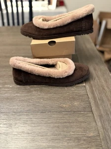 UGG ZORA BALLET  FLAT IN DUSTED COCOA   Size 12 IN-HAND - Picture 1 of 8