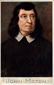 Postkarte Raphael Tuck & Söhne Oilette Männer der Briefe John Milton unbesendet - Bild 1 von 4