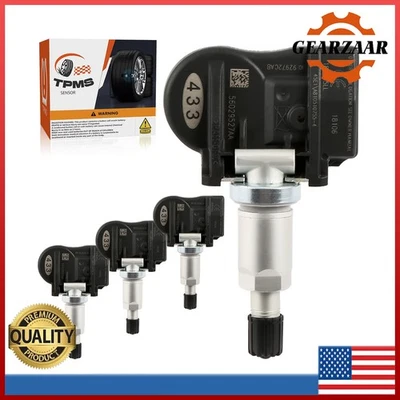 Set 4 NEW TPMS Tire Pressure Sensors 68078768AB For Dodge Grand Caravan 2008-10 - Image 1 of 4