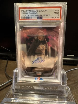 Shin Hati 2024 Topps Chrome Star Wars Galaxy Auto 1/99 Alpha Ivanna Sahkno - Image 1 of 2