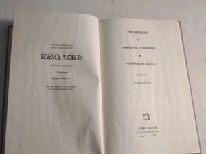 The Checklist of Fantastic Literature In Paperbound Books 1975 Science Fiction. - Imagen 1 de 9