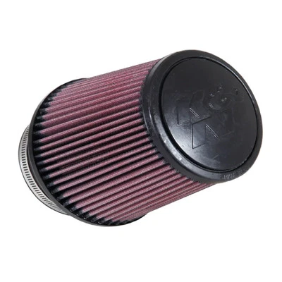 K&N RE-0850 Universal Reusable 6" Dia. Round Tapered Red Cotton Gauze Air Filter - Image 1 of 4