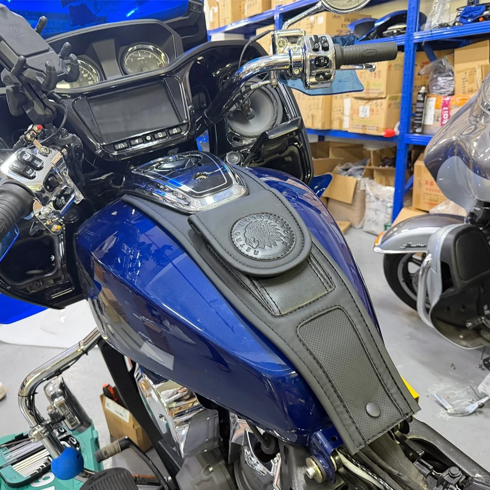 New Motorcycle Fuel Tank Bag Gas Bag For Indian Challenger Dark Horse 2022-2026 - Imagen 1 de 4