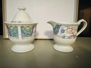 Mikasa Provincial CV900 Villa Medici Lidded Sugar Bowl Creamer - Picture 1 of 4