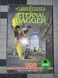 Der ewige Dolch Atari 800 SSI 5 1/4 Diskette 1987 komplett - Bild 1 von 8