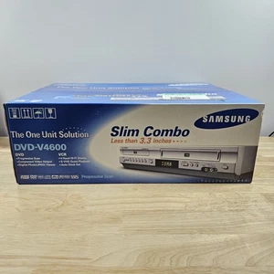 Samsung DVD/VCR Slim Combo DVD-V4600 Brand New - Picture 1 of 8