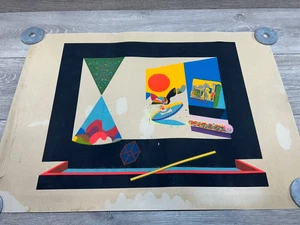 BRANKO MILJUS - ¿Serigrafía Firmado Abstracto Arte Serbio Titulado "MOJ PROZOR"? - Imagen 1 de 11