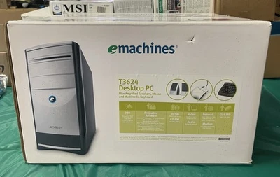 VTG eMachines T3624 Intel Celeron D Processor 330 2.66Hz  60HD 256MB Ram NEW - Image 1 of 4