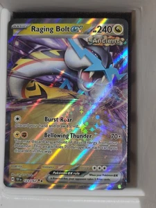 Pokémon TCG  Raging Bolt ex 123/162 SV05: Temporal Forces Holo - Picture 1 of 2