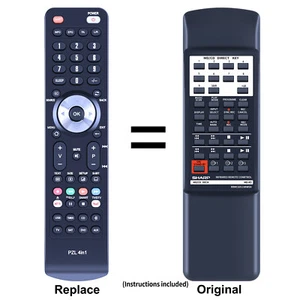 Remote Control For Sharp RRMCG0114AWSA Compact MD/CD Stereo Deck Audio System - Picture 1 of 6