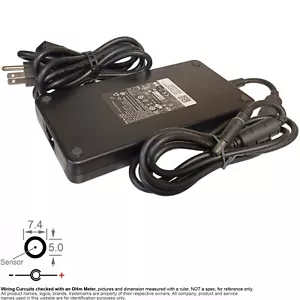 Power Adapter AC DC 7450PD 19.5Vdc DC19.5V 19.5V 12.3A 240W Dell GA240PE1-00 - Picture 1 of 3