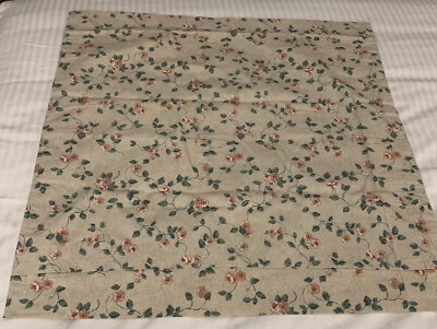Una Almohada SHERIDAN SHAM Euro Australia Floral 26x26 Crema Verde Rosa Rosas NUEVO Foto 1 de 4