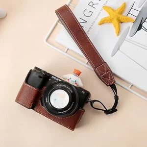 Leather camera bag. Protective cover. Wristband.for Sony A6400/A6300 - Picture 1 of 16