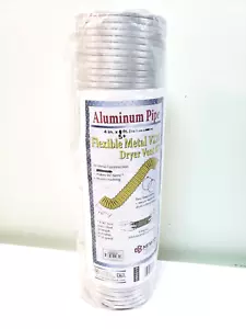 NEMCO® 4 pollici Tubo Alluminio Flessibile Metallo Asciugatrice Canale di Ventilazione con Morsetti V220 - Foto 1 di 7