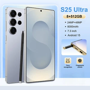 Smartphone S25 Ultra Android Desbloqueado De Fábrica 7.3" HD 8+512GB 8000mAh Doble SIM - Imagen 1 de 28