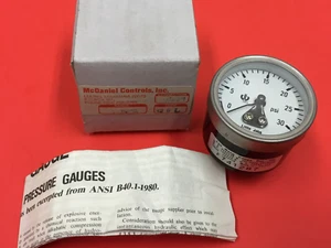 Controles McDaniel - Código #R3 BL - Little John Gauge - 0-30 PSI, 1/8" NPT - NUEVO - Imagen 1 de 3