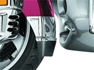 Kuryakyn Front Fender Extension With Mud Flap 01-17 Honda GL1800 Chrome - Picture 1 of 1