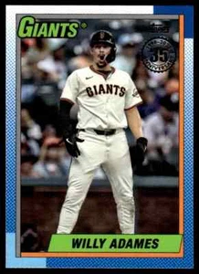 2025 Topps Series 2 Willy Adames #90B2-38 1990 Topps Insert Giants - Bild 1 von 2