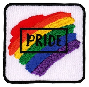ab33★Pride arco iris parche para planchar imagen para planchar parche parche 7 x 7 cm - Imagen 1 de 1