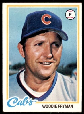 1978 TOPPS WOODIE FRYMAN 101 CHICAGO CUBS #585 - Image 1 of 2