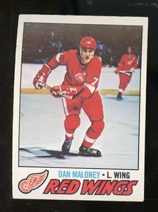1977-78 O-Pee-Chee #172 Dan Maloney Detroit Red wings hockey card DD-42 - Picture 1 of 2