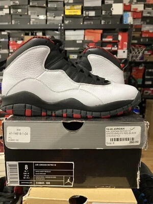 DS Air Jordan 10 X Retro Chicago Bulls 2012 1 Criado Nuevo OG ovo Talla 8 Foto 1 de 4