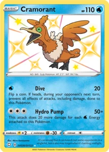 Pokémon TCG Cramorant SV030/SV122 Shiny Holo Rare Shining Fates NM/M - Picture 1 of 1