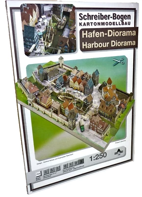 + Kartonmodell HAFEN-DIORAMA Schreiber-Bogen 798 Geeignet für Spur Z