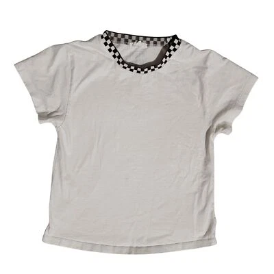 Camisa corta Vans años 90 para mujer Xs negra a cuadros ropa de calle patinador Foto 1 de 4