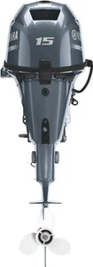 YAMAHA F15LEHA 15 HP Outboard Motor 20 inch shaft electric start, new in box - Picture 1 of 4