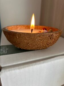 Handcrafted Coconut Wax Energetically Charged Candle Rose Buds - Natural Aromath