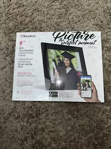 Aluratek - 9" WiFi Touchscreen IPS LCD Display Digital Photo Frame - Picture 1 of 4
