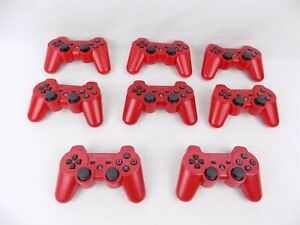 Genuine Red Controller Ps3 Wireless Controller Playstation 3 - Tested