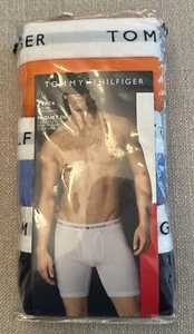 Tommy Hilfiger Herren orange blau 3er-Pack Baumwolle Boxershorts Größe Medium - Bild 1 von 3
