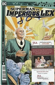JESSE EISENBERG SIGNED SUPERMAN VS. IMPERIOUS LEX LUTHOR COMIC BOOK - JSA COA - Picture 1 of 1
