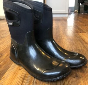 Bogs W Hampton Neo-Tech Lite Black Rubber Pull On Waterproof H women’s 11 42 - Picture 1 of 10