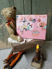 RETRO VINTAGE STYLE GREAT PUMPKIN CHARLIE BROWN PEANUTS HALLOWEEN PARTY SIGN