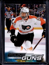 2022-23 Upper Deck Series 1 Linus Sandin Young Guns Rookie RC #217 Flyers