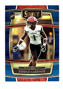 2022 Panini Select Draft Picks Blue #54 Ahmad Sauce Gardner RC New York Jets - Picture 1 of 2