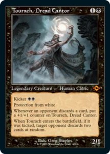 Tourach, Dread Cantor - Lámina Grabada - Marco Retro Mágico Magic Magic Magic Theavy Play, Inglés - Imagen 1 de 1