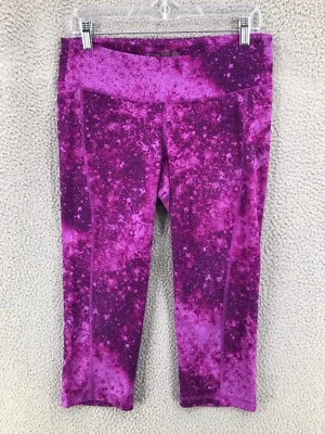 Leggings capri activos azul marino antiguos pantalones de yoga para mujer grandes tie dye púrpura 10283 Foto 1 de 4