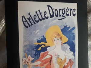 Werbeplakat Arlette Dorgere von Jules Cheret Reproduktion aus Erbschaftsdammlung - Bild 1 von 8