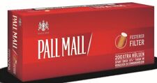 Pall Mall Red Hülsen Filterhülsen Zigarettenhülsen (5x 200er - Packung)
