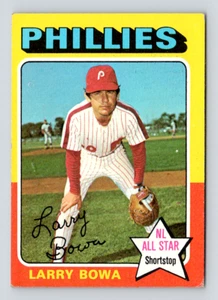 1975 Topps Card, #420 Larry Bowa, Philadelphia Phillies All-Star, see Video - Picture 1 of 3