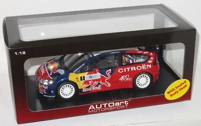 1/18 Citroen C4 WRC Red Bull  1st Rallye de France Tour de Corse 2008  S.Loeb - Image 1 of 4